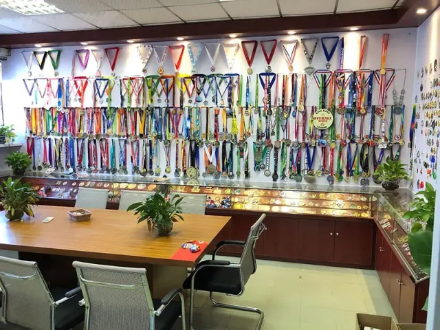 The picture showing is our sample room