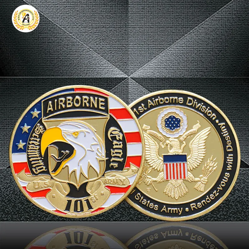 Challenge coin design example for custom challenge coins