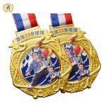 Die Casting Zinc Alloy Stock Basketball Medal No Mold Charge, Cheap Metal Soft Enamel Medallions With Your Design