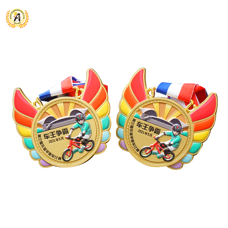Customized Your Own Design Stock Balance Bike Medals, Cycling Medallion With Good Price.