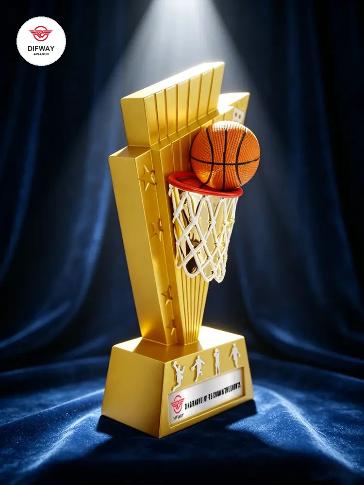 Basketball trophy-