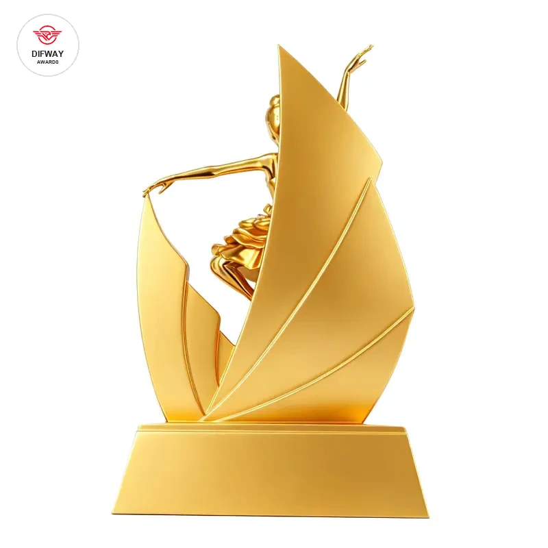 Stock Dancing Trophy Or Custom Your Own Design Resin Dance Awards.