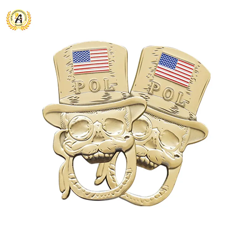 Custom Your Own Logo Metal Personalised Bottle Opener, Zinc Alloy Wine Bottle Opener 3D With Soft Enamel.