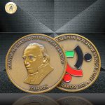 Die Stamping Brass Iron Zinc Alloy Brass Custom Commemorative Coins, Engraving 3d Designed Antique Metal Bespoke Stamped Coin.