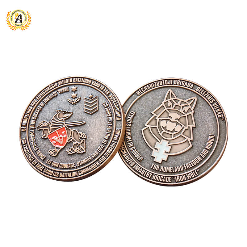 Wholesale Cheap Custom-made Challenge Coins, Zinc Alloy Brass Police Military Challenge Coin Maker Online.