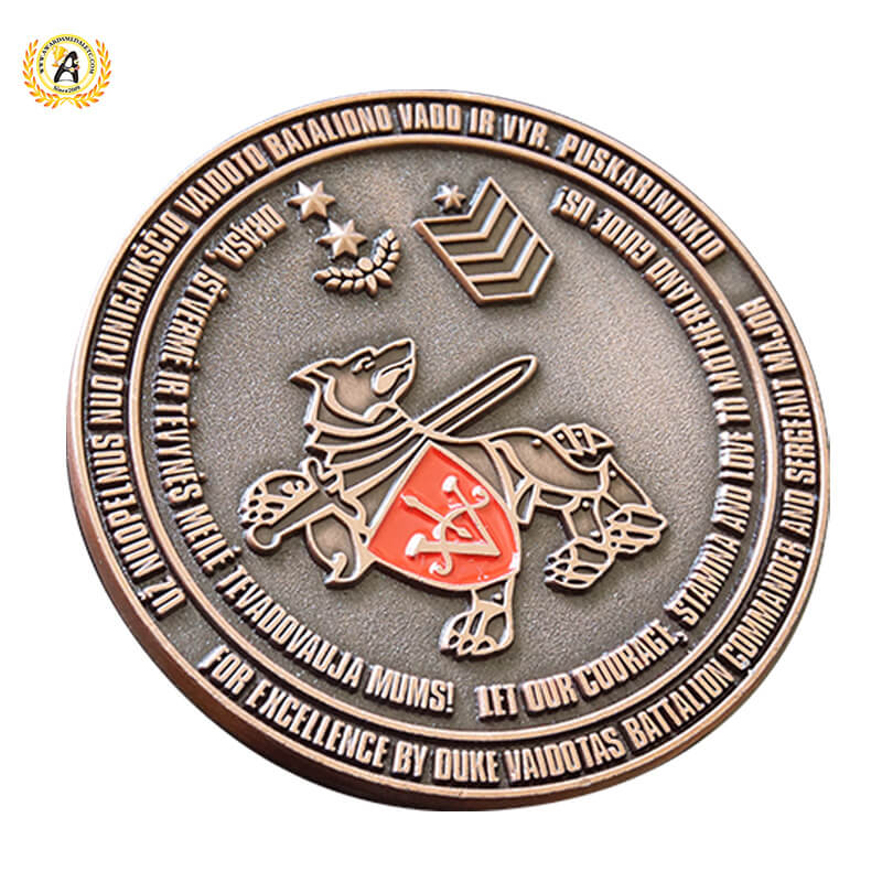 Wholesale Cheap Custom-made Challenge Coins, Zinc Alloy Brass Police Military Challenge Coin Maker Online.