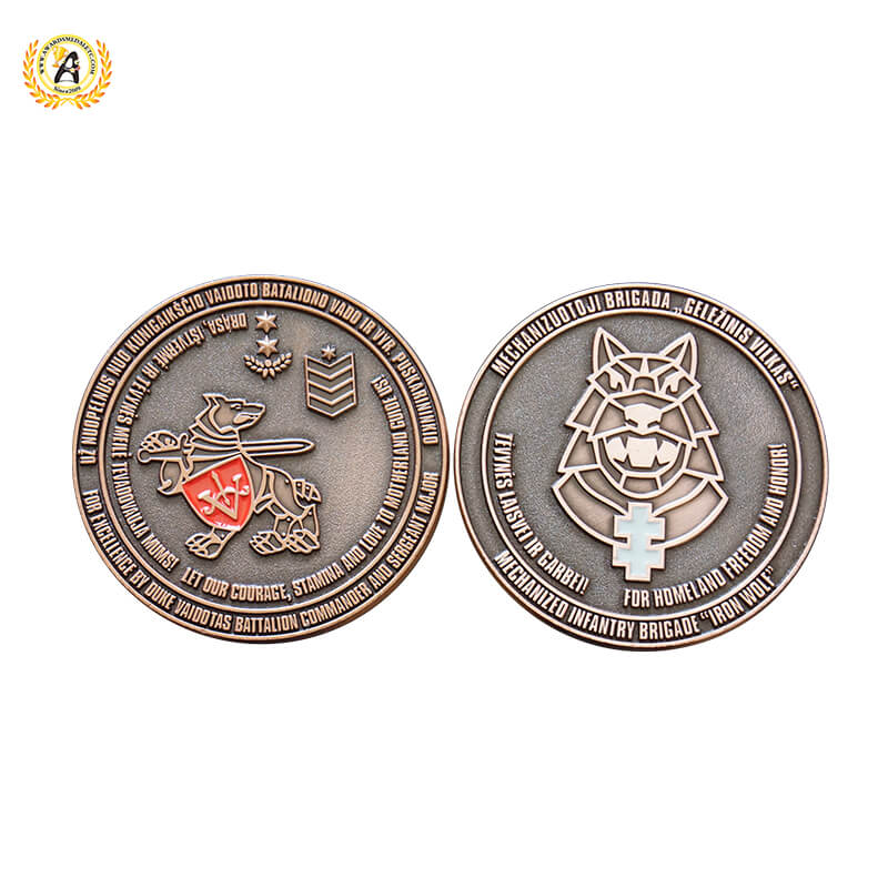 Wholesale Cheap Custom-made Challenge Coins, Zinc Alloy Brass Police Military Challenge Coin Maker Online.