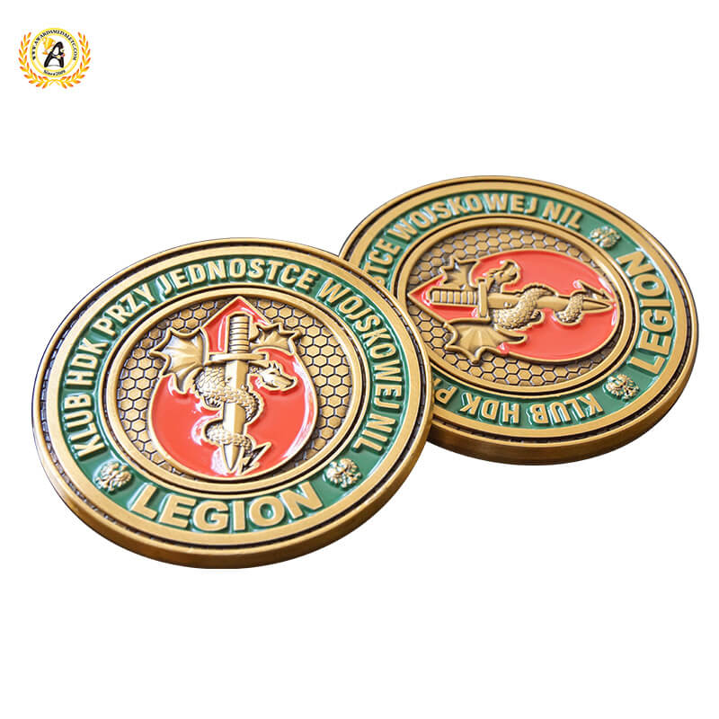 Personalised 3D Zinc Alloy Brass Engraving Navy Souvenir Custom Military Challenge Coin, Enamel Army Coins Custom Manufacturer.