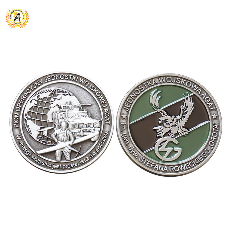 Personalised Custom logo 3D Zinc Alloy Brass Military Coins, Bespoke Souvenir Coins With Your Own Design Manufacturer.
