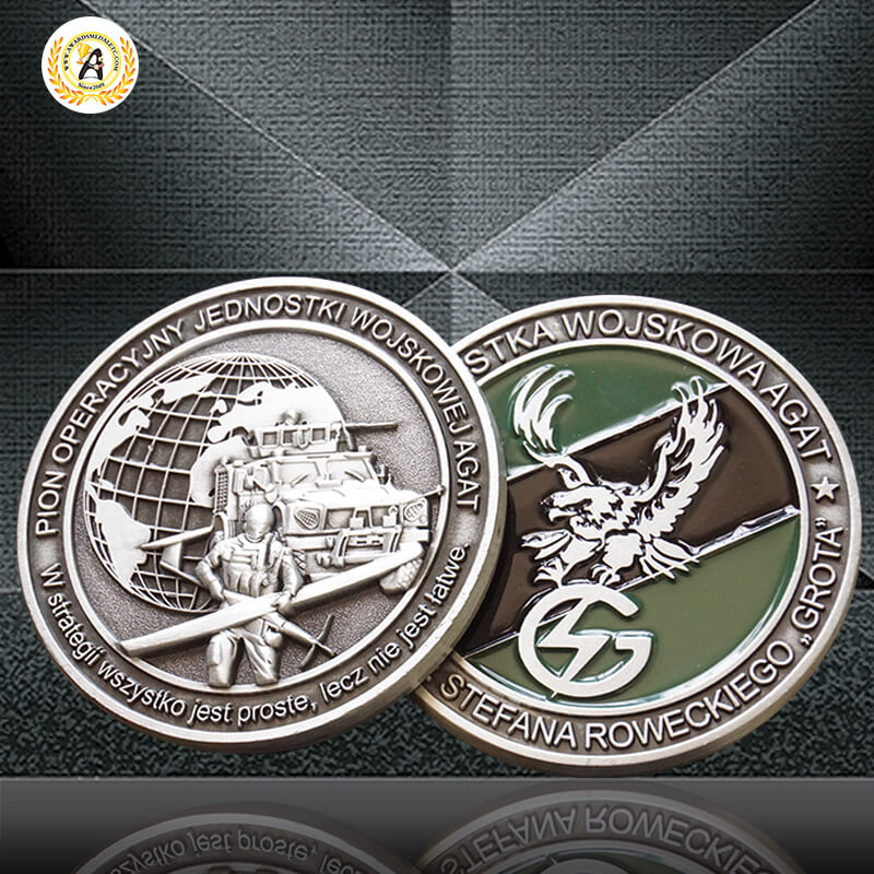 Personalised Custom logo 3D Zinc Alloy Brass Military Coins, Bespoke Souvenir Coins With Your Own Design Manufacturer.