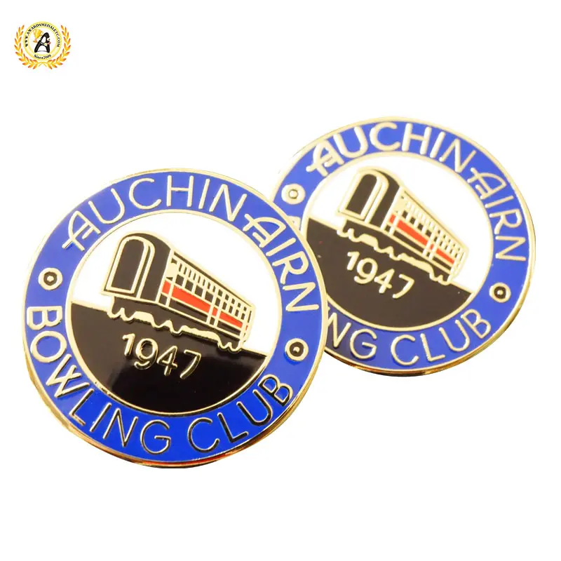 Custom personalized hard enamel badge, metallic iron zinc alloy alloy color pins