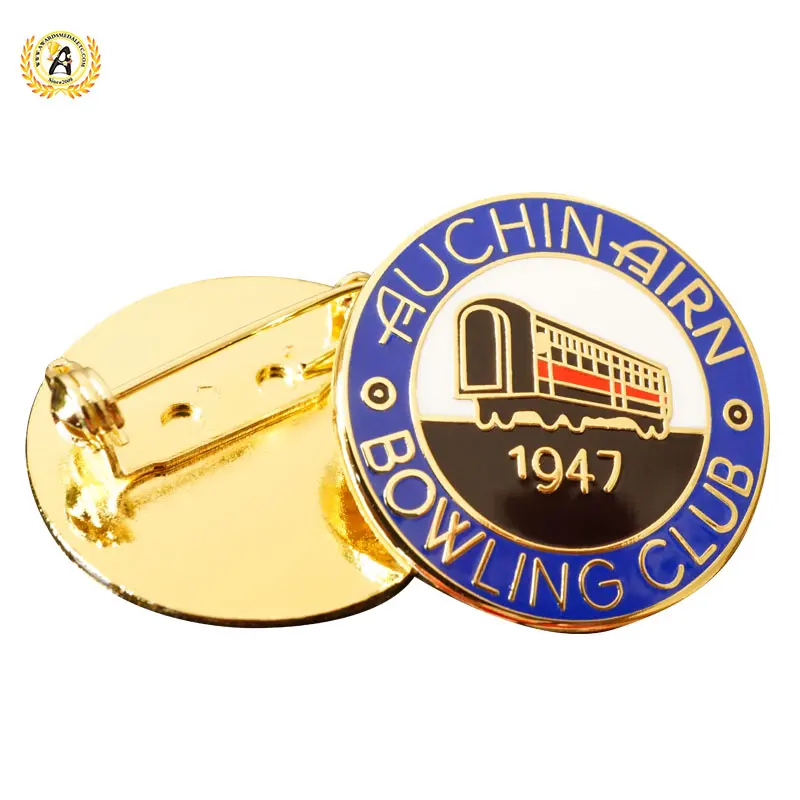 Custom personalized hard enamel badge, metallic iron zinc alloy alloy color pins