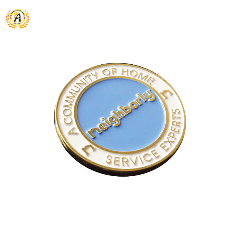 Personalised Custom Logo 3D Zinc Alloy Brass Engraved Coins, Design Your Own Challenge Navy Souvenir Enamel Coins.