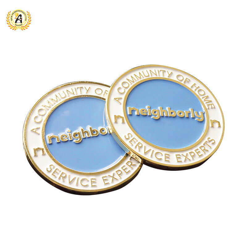 Personalised Custom Logo 3D Zinc Alloy Brass Engraved Coins, Design Your Own Challenge Navy Souvenir Enamel Coins.
