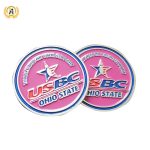Make Your Own Challenge Coin Silver Plated, Die Stamping Metal Soft Enamel Commemorative Engraved Silver Coins Maker.