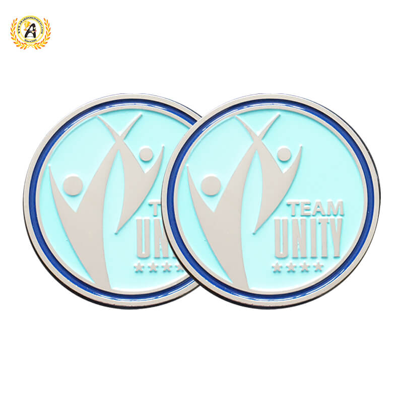 Make Your Own Challenge Coin Silver Plated, Die Stamping Metal Soft Enamel Commemorative Engraved Silver Coins Maker.