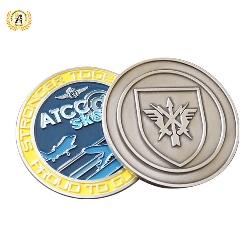 Professional Manufacturer Custom Personalized Challenge Coins with Soft Hard Enamel Navy Military Metal Challenge Coin.