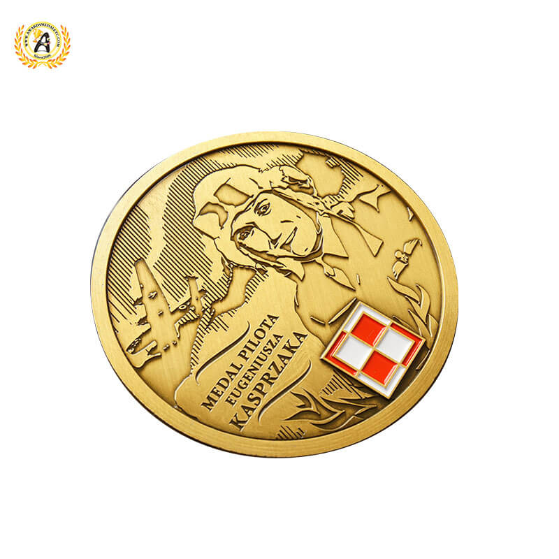 Manufacturer Custom Personalized Gold Coin, Navy Military Souvenir Enamel Zinc Alloy 3D Medallion Coins Maker.