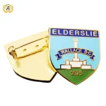 Personalized Custom High-Quality Clear Translucent Epoxy Personalized Pin Badges.