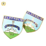 Personalized Custom High-Quality Clear Translucent Epoxy Personalized Pin Badges.