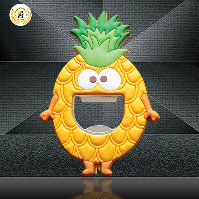 Custom Logo PVC Stickers for Refrigerator Doors Cute Animal Cartoon 3D Fridge Magnets For Souvenirs Gift.