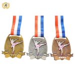 Get a Pretty Zinc Alloy Metal Awards Stock Dance Medals, Trophies With Your Logos On It.