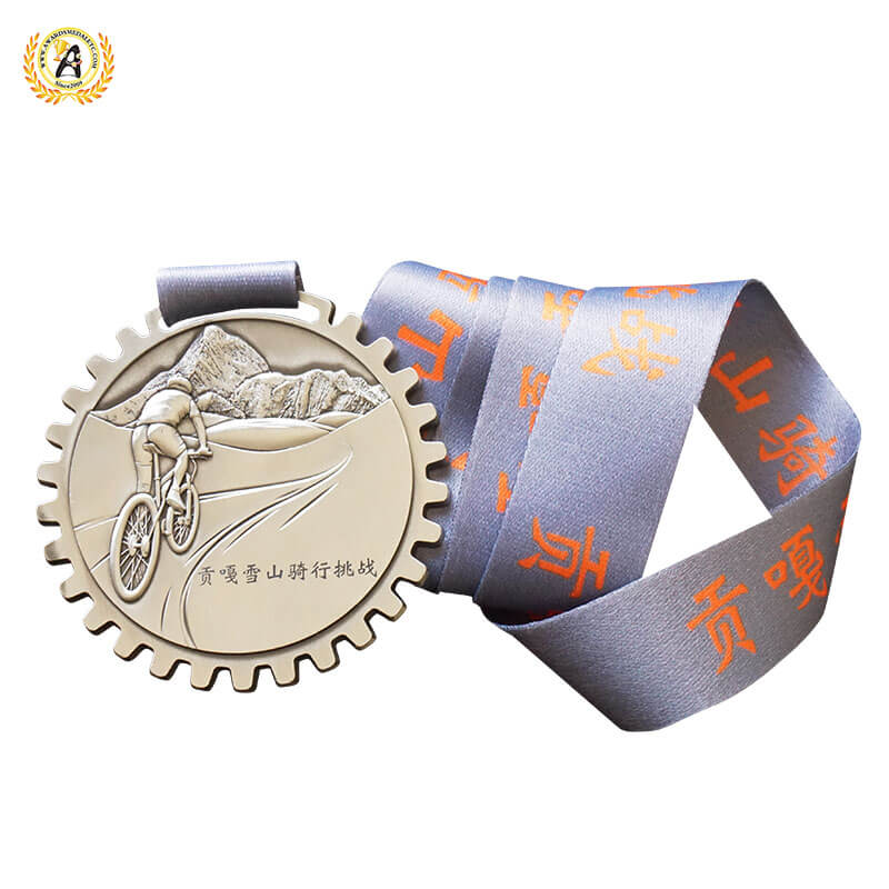 Design The Virtual Cycling Medals For The Members Of Your Team, Metal Awards Bike Medallions