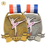 Get a Pretty Zinc Alloy Metal Awards Stock Dance Medals, Trophies With Your Logos On It.