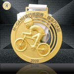 Here Is A Stock Metal Cycling Medal For Your Reference, Custom Your Own Medallion To Order