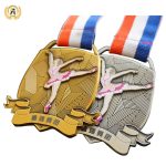 Get a Pretty Zinc Alloy Metal Awards Stock Dance Medals, Trophies With Your Logos On It.