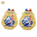 Die Casting Zinc Alloy Stock Basketball Medal No Mold Charge, Cheap Metal Soft Enamel Medallions With Your Design