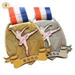 Get a Pretty Zinc Alloy Metal Awards Stock Dance Medals, Trophies With Your Logos On It.