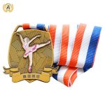 Get a Pretty Zinc Alloy Metal Awards Stock Dance Medals, Trophies With Your Logos On It.