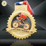 Die Casting Metal Awards Stock Cycling Medals, Virtual Cycling Medals With your Design