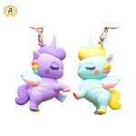High Quality no Minimum Personalized Custom silicone Rubber keyring Cartoon 3d Soft PVC Keychain for Promotion