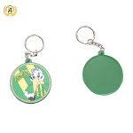 OEM Manufacturer Keychain Made Custom Logo Soft PVC Keychain Cute Rubber PVC Anime Keyring.