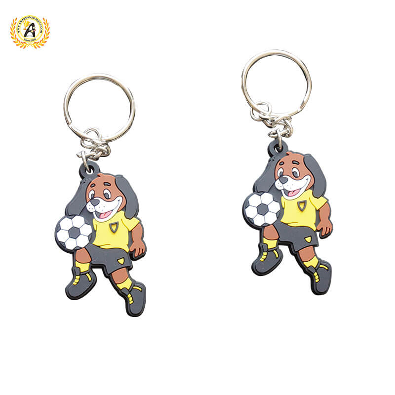 Personalized OEM Promotional Print Embossing 2d 3d Custom Logo Rubber Key Rings, Bespoke Silicone Keychain With High Quality.