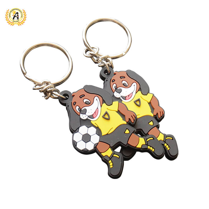 Personalized OEM Promotional Print Embossing 2d 3d Custom Logo Rubber Key Rings, Bespoke Silicone Keychain With High Quality.