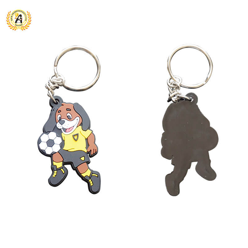 Personalized OEM Promotional Print Embossing 2d 3d Custom Logo Rubber Key Rings, Bespoke Silicone Keychain With High Quality.