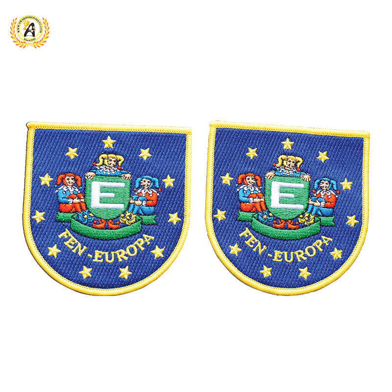 Wholesale Custom Brand Name Embroidered Patches, Sports Club Logo Clothes Embroidered Emblems With High Quality.