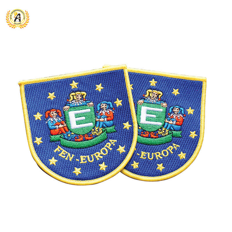 Wholesale Custom Brand Name Embroidered Patches, Sports Club Logo Clothes Embroidered Emblems With High Quality.