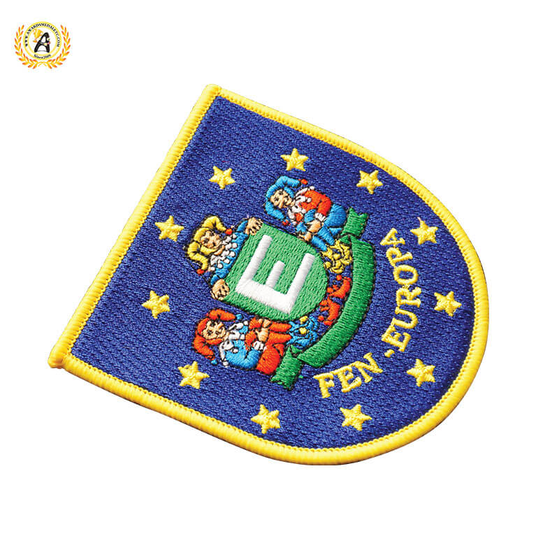 Wholesale Custom Brand Name Embroidered Patches, Sports Club Logo Clothes Embroidered Emblems With High Quality.