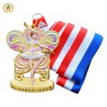 Many Different Kinds Stock Dance Medal With Your Own Logo, Metal Awards Dance Medals In Bulk.