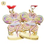 Many Different Kinds Stock Dance Medal With Your Own Logo, Metal Awards Dance Medals In Bulk.