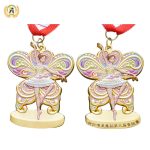 Many Different Kinds Stock Dance Medal With Your Own Logo, Metal Awards Dance Medals In Bulk.