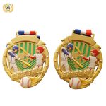 Sports Metal Awards Stock Baseball Medals For Your Events, Die Casting Soft Enamel T Ball Medals With Your Logo.