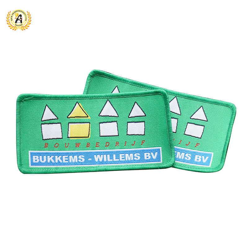 Custom Logo Cheap Design Iron on Embroidered Patches, Wholesale Hat Clothes Large Iron on Embroidery Patch.