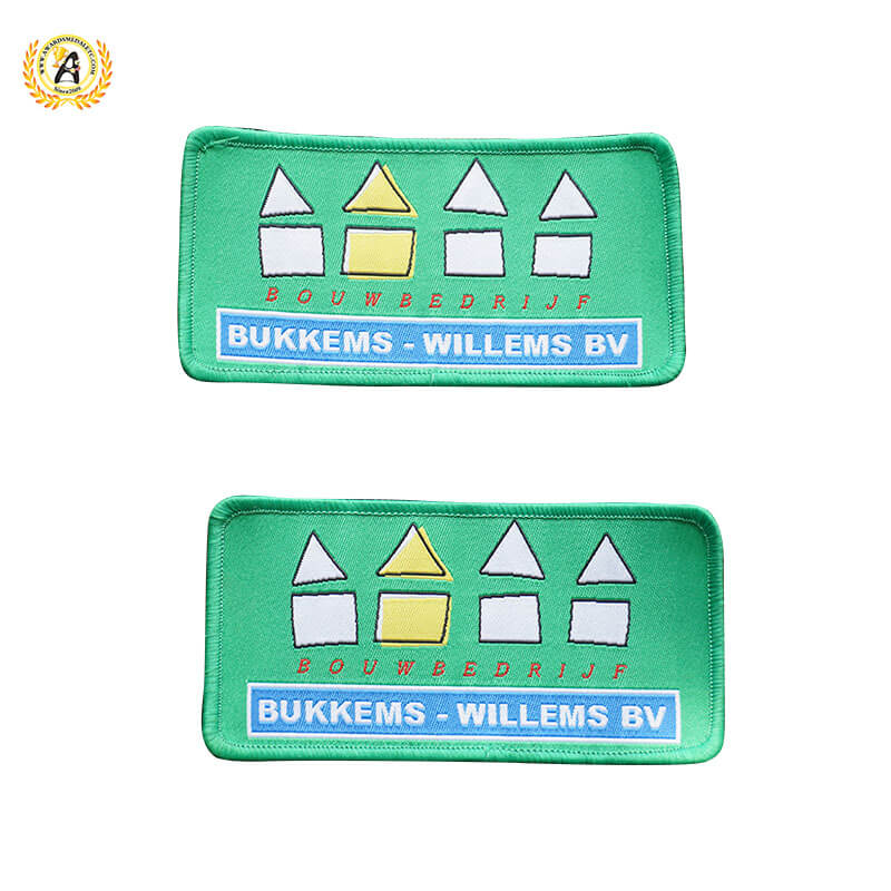 Custom Logo Cheap Design Iron on Embroidered Patches, Wholesale Hat Clothes Large Iron on Embroidery Patch.