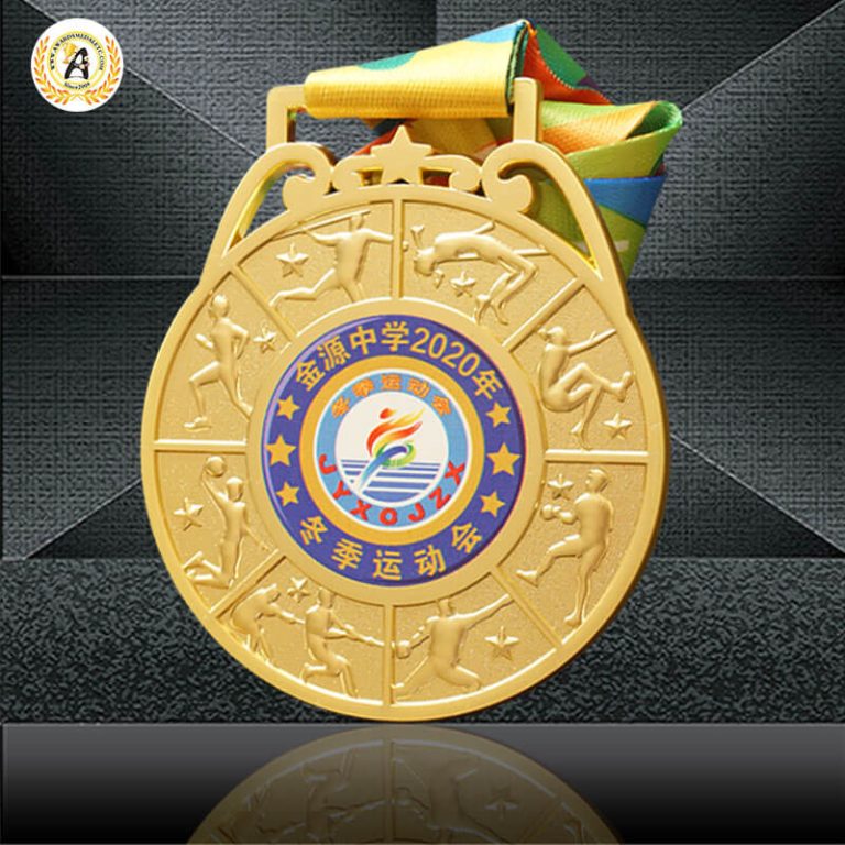 Real Source factory Making Stock Medals For Schools, Die Casting Metal Sports Medallions With Your Logo, No Mold Charge.