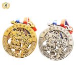 Now Get The Best Quality of Stock Taekwondo Medals For Your Actitivies, Metal Bronze Medal With Ribbons